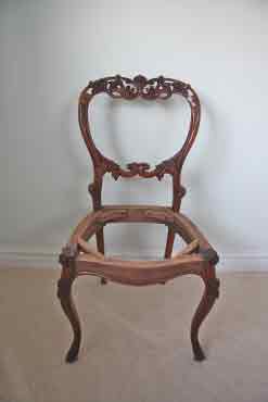 A Walnut Dining Chair